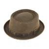Fiebig Stoffhut Pork Pie gewaschene Baumwolle Nussbraun Gr. Produktbild-Vorschau 1