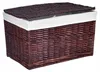 Proutěný koš na prádlo - hnědý 105 L Náhled obrázku produktu 3