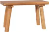 Panchina da giardino 80 cm in teak massiccio Anteprima dell’immagine prodotto 6