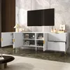 Merax TV skrinka 170 × 36 × 55 cm, TV nábytok s 3 dvierkami Náhľad obrázku produktu 9
