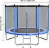 VEVOR trampolino da esterno a terra 244 x 244 cm con rete Anteprima dell’immagine prodotto 8
