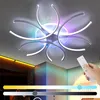 60W C-form LED Deckenleuchte mit RGB Backlamp, Dimmbare mit Produktbild-Vorschau 3