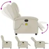 vidaXL Massagesessel Creme Kunstleder Produktbild-Vorschau 7