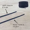 Runde Schnürsenkel - Blau Navy - 90 cm Produktbild-Vorschau