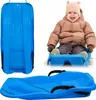 Sillar Schneegleiter Schlitten In Blau Mit Bremsen Und Produktbild-Vorschau 1