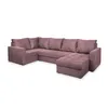 Masseno Ecksofa LORIVO L-S mit Schlaffunktion U-Form, Sofa Produktbild-Vorschau 2