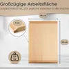 TOPANBIETER 999 Backbrett Linde 60x40 cm Nudelbrett Produktbild-Vorschau 2