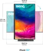 BenQ 68,6cm PD2706QN  16:9  DP/USB-C/HDMI bk.lift/piv    Náhľad obrázku produktu 5