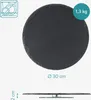 Navaris Drehteller aus Schiefer Ø 30 cm - drehbare Produktbild-Vorschau 3