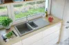 Granit Spüle + Siphon Einbauspüle Küchenspüle Spülbecken Produktbild-Vorschau 1