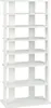 A white, multi-tiered shelf unit, likely for shoes or storage. Anteprima dell’immagine prodotto