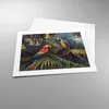 Poster - Poster ohne Rahmen - Ara Papageien Palmen - 50x40 Produktbild-Vorschau 3