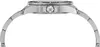 Side view of a silver watch with a metal band. Produktbild-Vorschau