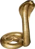 Figurine décorative en polyrésine COBRA, or, 36 cm Voir les images du produit 1