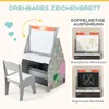 GOPLUS Kinderstaffelei Spieltisch mit Stuhl, Kindertisch Produktbild-Vorschau 4