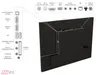 Diagram showing the back panel connections of a smart TV, with a close-up inset of the ports. Produktbild-Vorschau