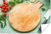 MuchoWow® Poster Ein rundes Schneidebrett mit allerlei Produktbild-Vorschau 1