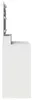 vidaXL Schminktisch mit Regal Weiß 100 x 41 x 135 cm Produktbild-Vorschau 5