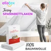 EllaTex Jersey Topper Spannbettlaken 180x200–200x200 Produktbild-Vorschau 2