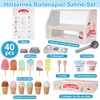 Comptoir de glace pour enfants en bois, accessoires de Voir les images du produit 3