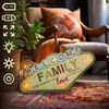 Metallschild RETRO LED Welcome Family Schild groß Produktbild-Vorschau 2