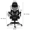Sedia da gaming Huzaro Combat 3.1 in colore bianco Anteprima dell’immagine prodotto 8