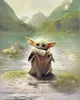 Komar Vlies Fototapete - Star Wars The Mandalorian Grogu Produktbild-Vorschau 2