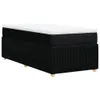 Boxspringbett mit Matratze Schwarz 100x200 cm Stoff Produktbild-Vorschau 6