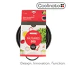 Coolinato faltbares Silikon-Sieb 24 cm grau Produktbild-Vorschau 8