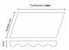 Leudus Markisenstoff mit Volant für 3x2m Markisen Produktbild-Vorschau 4