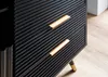 WOHNLING Sideboard 77x97x40 cm Anrichte Schwarz mit Produktbild-Vorschau 5