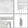 Doppelrollo ohne Bohren Klemmfix Rollos Fensterrollo Medusa Produktbild-Vorschau 4
