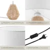 Stolní lampa Lignea Lux z juty v boho stylu, 60 W - Náhled obrázku produktu 5