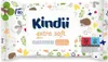 The image shows the packaging of Kindii Extra Soft Aloe wet wipes. Podgląd zdjęcia produktu