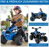 DREAMADE 12V Elektro Quad, 2,2-4,3 km/h Kinderquad mit Produktbild-Vorschau 6