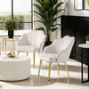 tectake® Cocktailsessel Hellen gepolstert, mit Samtbezug 66 Produktbild-Vorschau 9