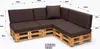 Setgarden Large Palettenkissen 8er Set Outdoor 120x80x10cm Produktbild-Vorschau 1