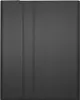 A closed black tablet case is shown from the front. Podgląd zdjęcia produktu