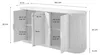 CALICOSY - Dressoir 4 deuren in eikenlook en fronten met Productafbeelding-voorbeeld 10