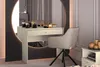 KONSIMO Schreibtisch "DROMA", Creme, Holz, ELEGANT, Produktbild-Vorschau 2