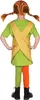 A child wearing a Pippi Longstocking costume, viewed from the back. Produktbild-Vorschau