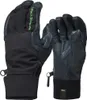 Kletterhandschuhe "Terminator" von Black Diamond; schwarz mit grauen und grünen Akzenten; für Kletteraktivitäten geeignet. Voir les images du produit