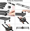 Andoer Camera Video Dolly Slider Kit z 3-kołowym wózkiem Podgląd zdjęcia produktu 8