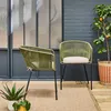 sweeek - 2er-Set Gartensessel aus verzinktem Stahl mit Produktbild-Vorschau 3