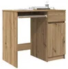 vidaXL Schreibtisch Artisan-Eiche 86x49x76 cm Holzwerkstoff Produktbild-Vorschau 4