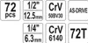Yato YT-38782 Set di chiavi a bussola 72 pezzi 1/2" e 1/4" Anteprima dell’immagine prodotto 19