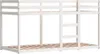 The Living Store Etagenbett mit Vorhängen Rosa 90x200 cm Produktbild-Vorschau 7