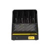 A front view of a Nitecore Digicharger D4EU battery charger. Podgląd zdjęcia produktu