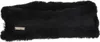 Seeberger Lammfell Stirnband 19034-0 in schwarz