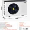 VEVOR elektrische Schwimmbad-Wärmepumpe, 2,51-11,38 kW Produktbild-Vorschau 7